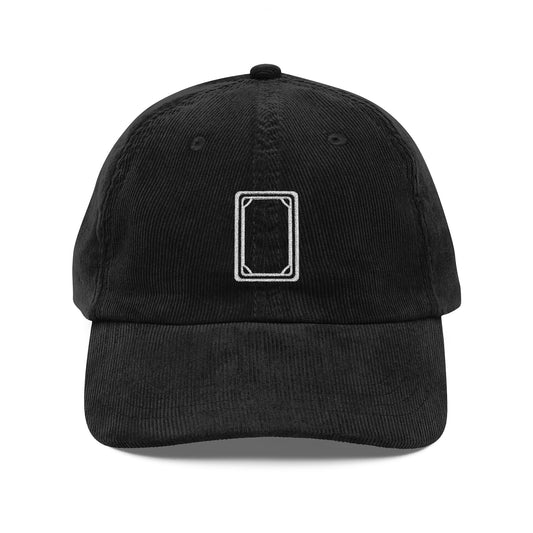 White Dragon Corduroy Cap